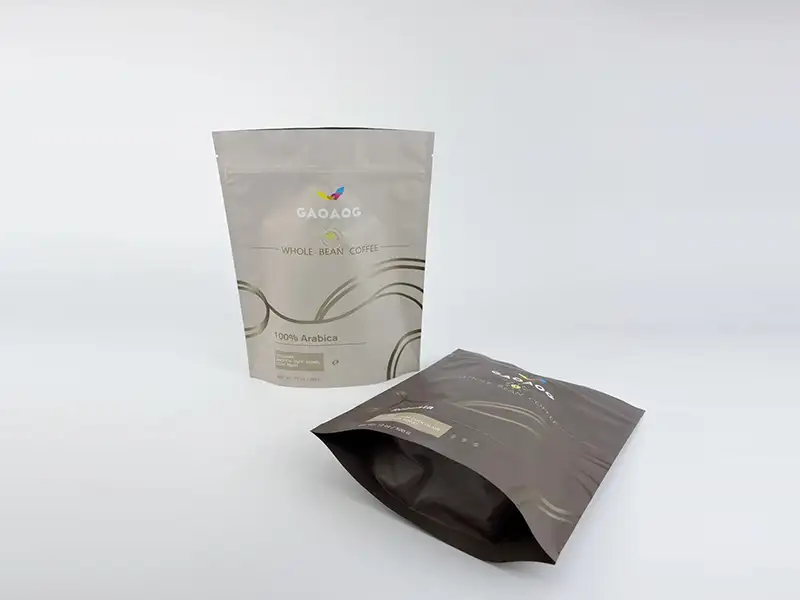 Bolsa de embalagem de café de 12 onças em lotes pequenos